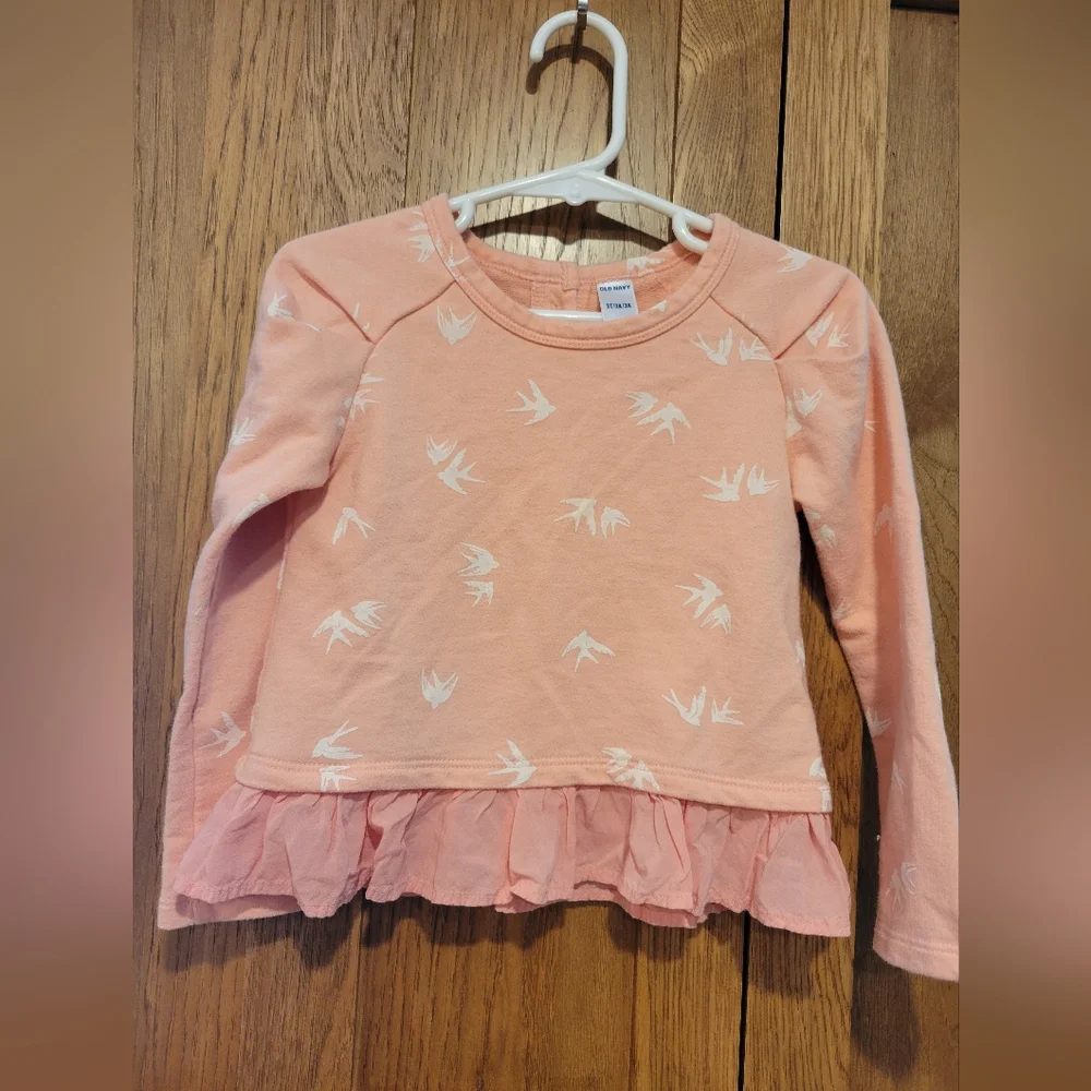 Old Navy Girls Long Sleeve Lightweight Sweatshirt 3t